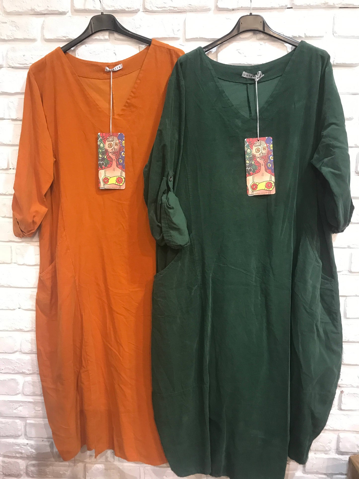 DRESS 772 100% cotton corduroy