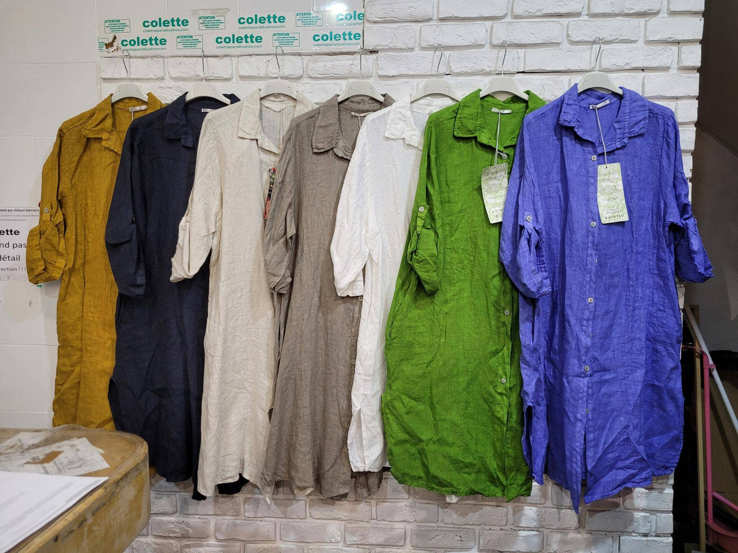 100% linen shirt 693190