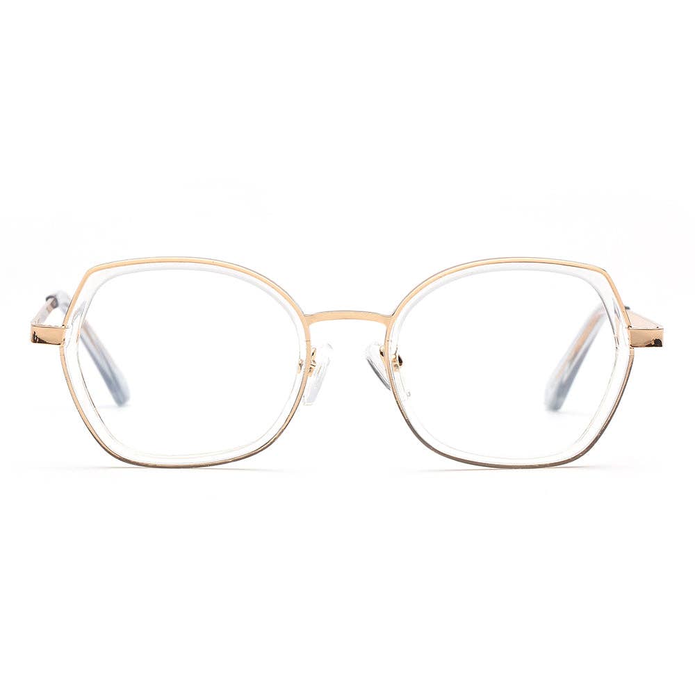 MELISSA | Gold Frame / Clear Accent