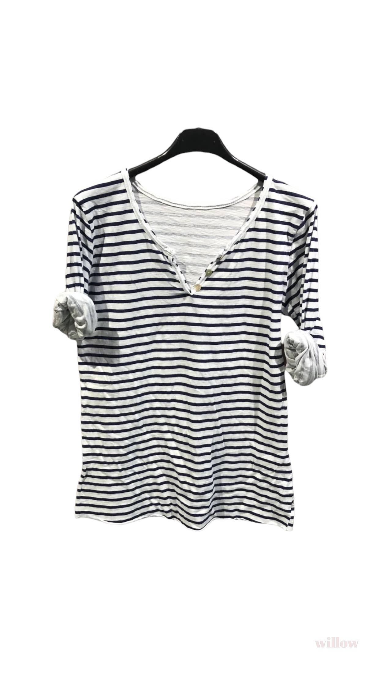 Marine striped cotton top