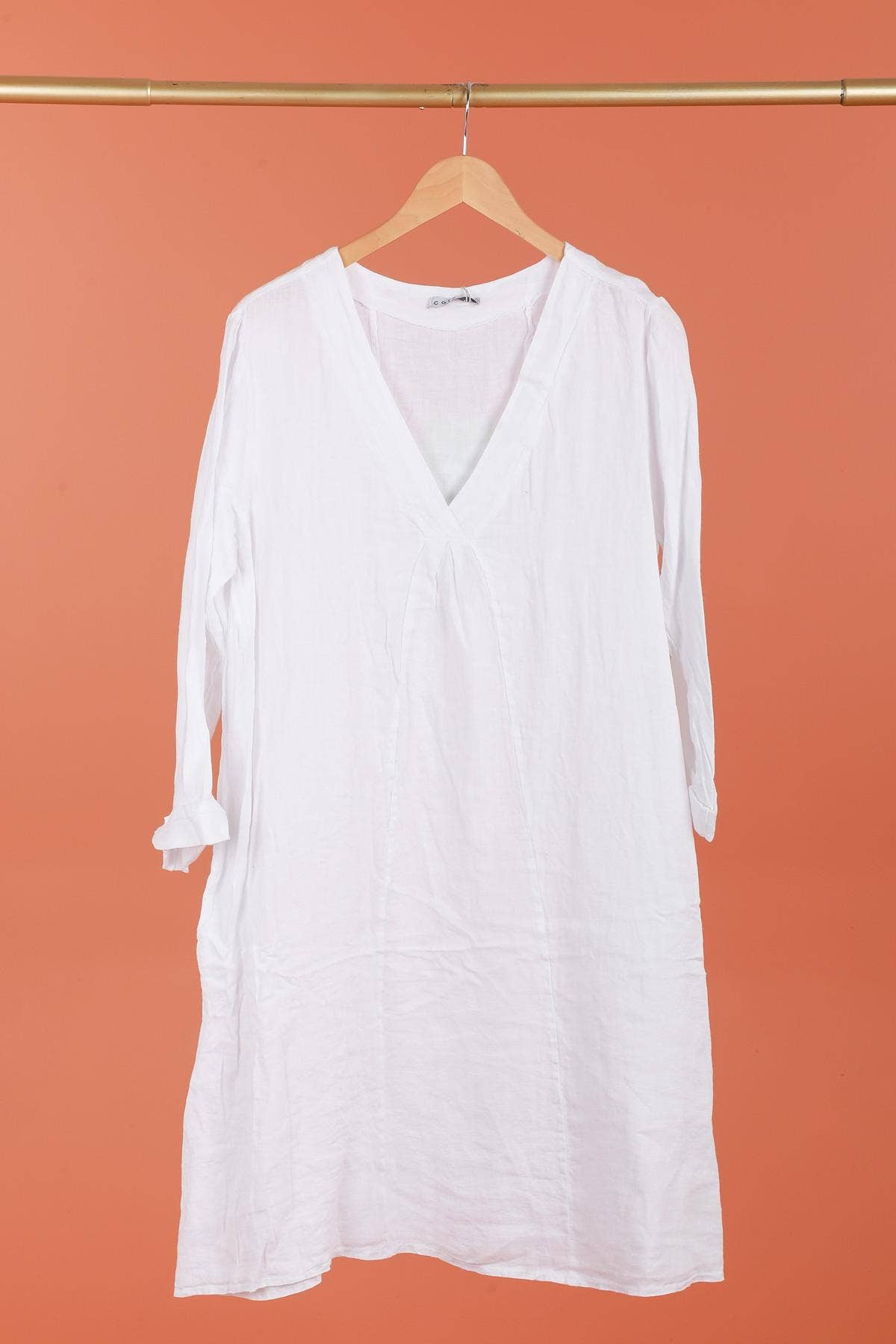 dress 62916 100% linen made in Italy