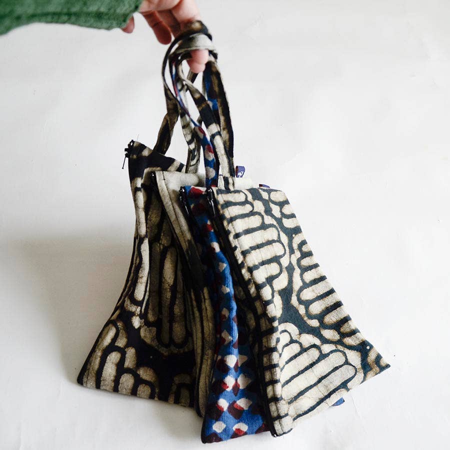 Zero Waste Eco Friendly Vegan Clutch Bag | Noire