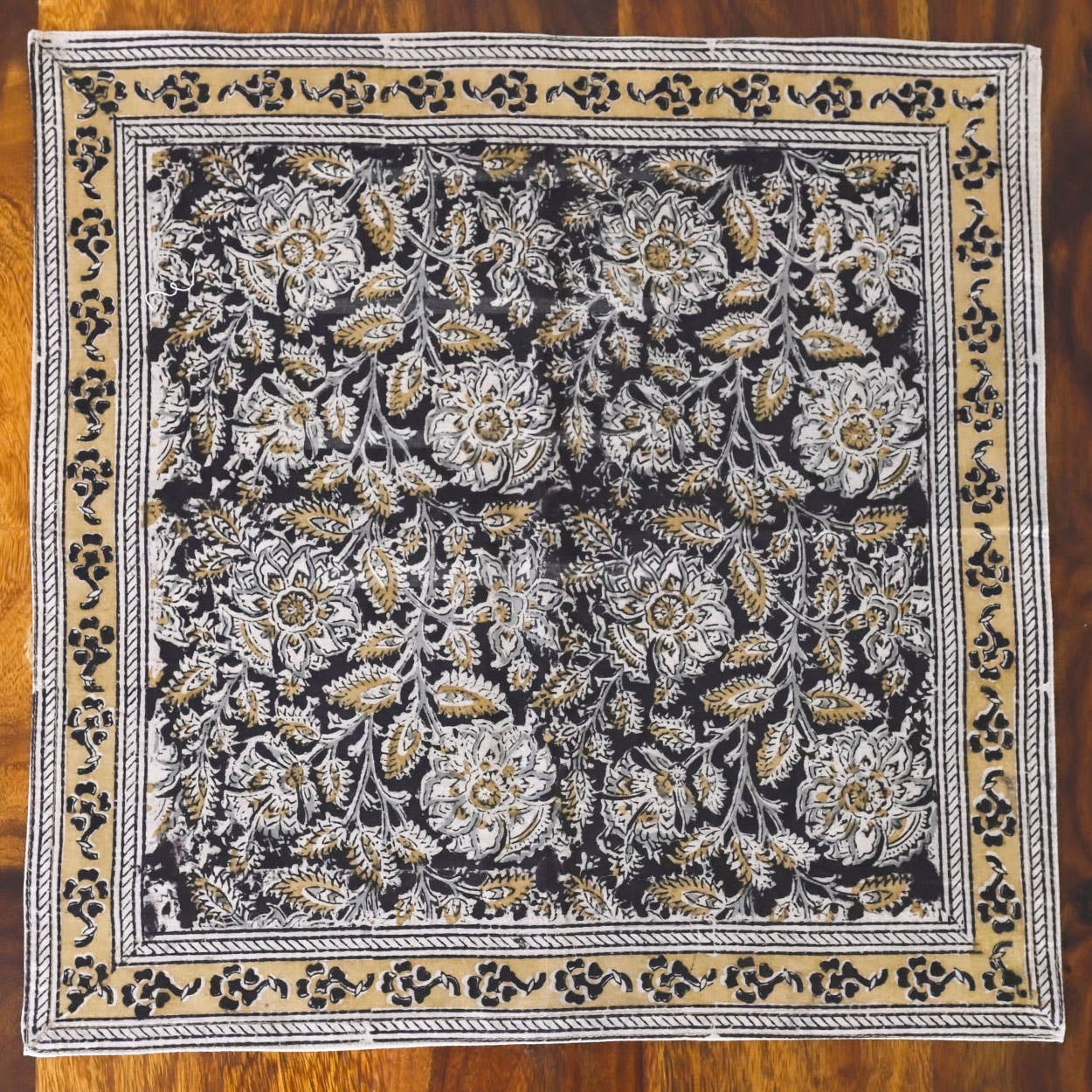 Black Kalamkari Napkin