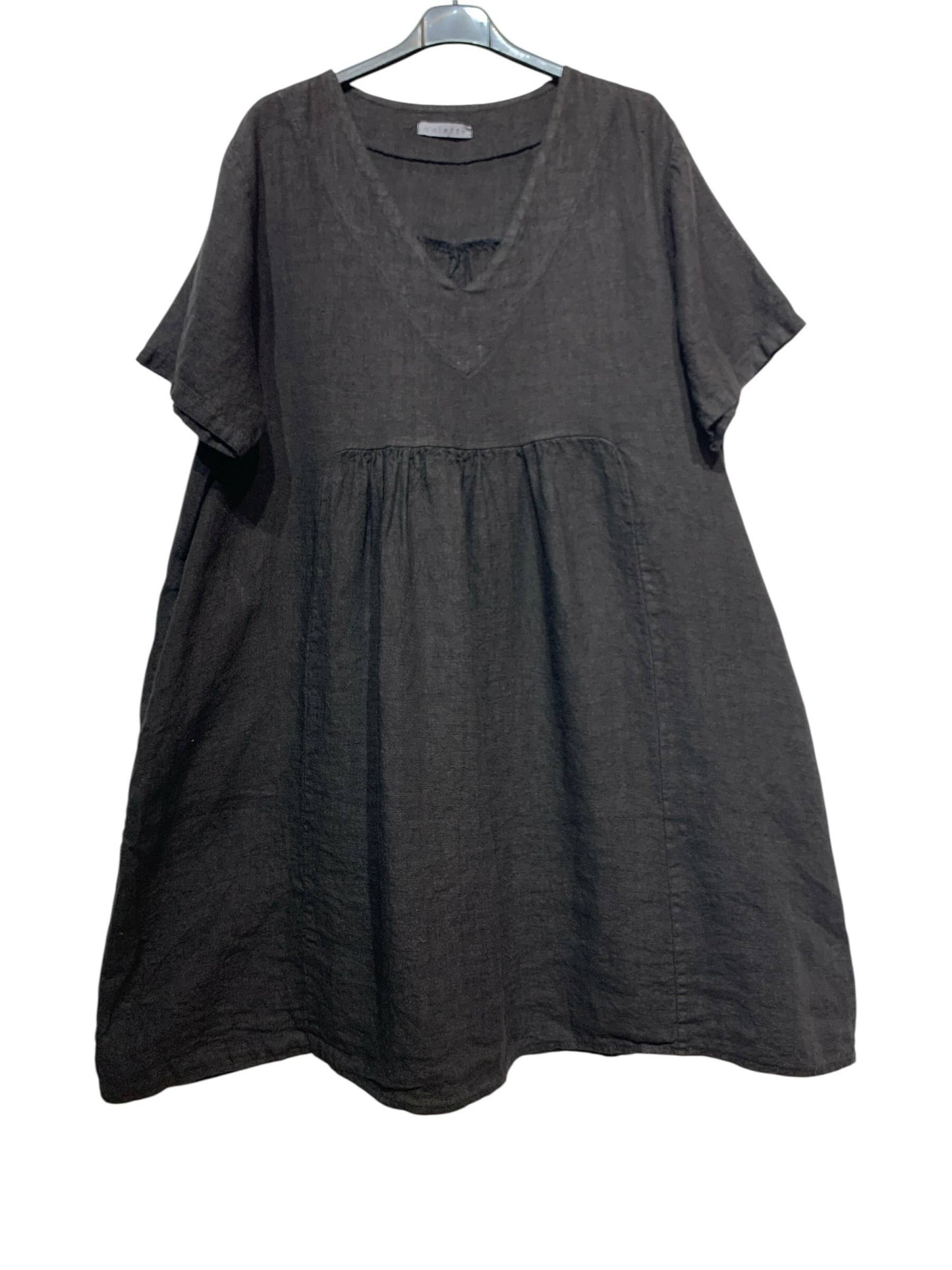 56462 THICK LINEN DRESS