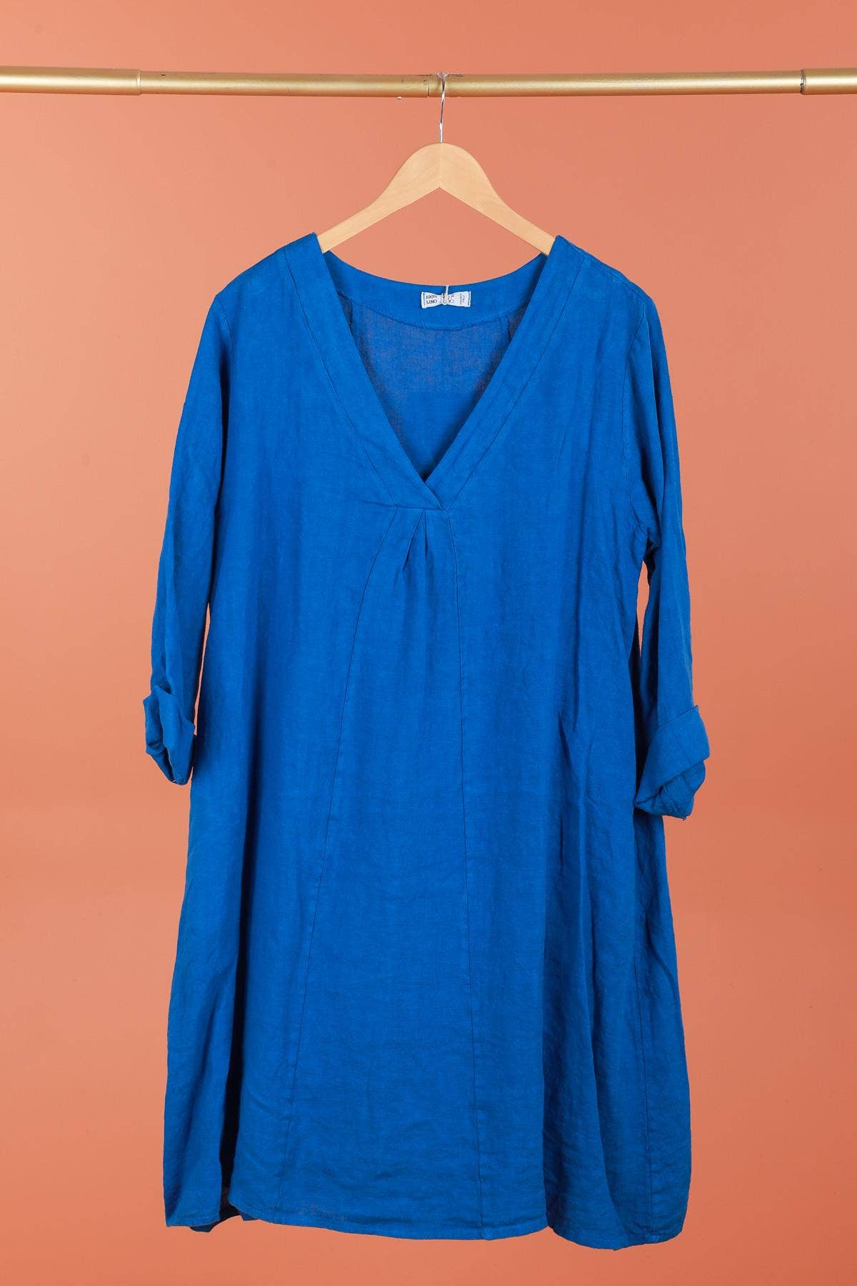 dress 62916 100% linen made in Italy