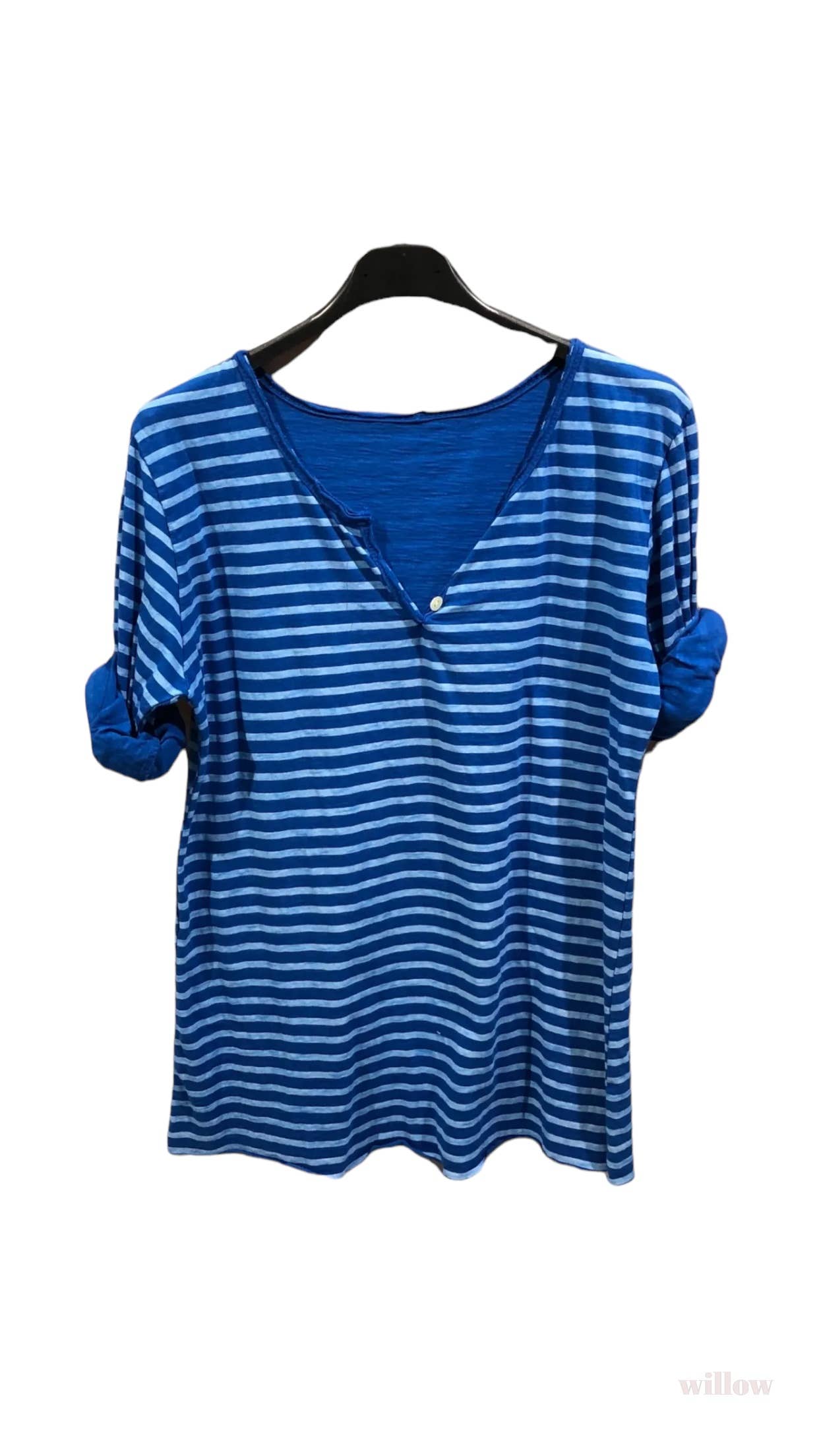 Marine striped cotton top