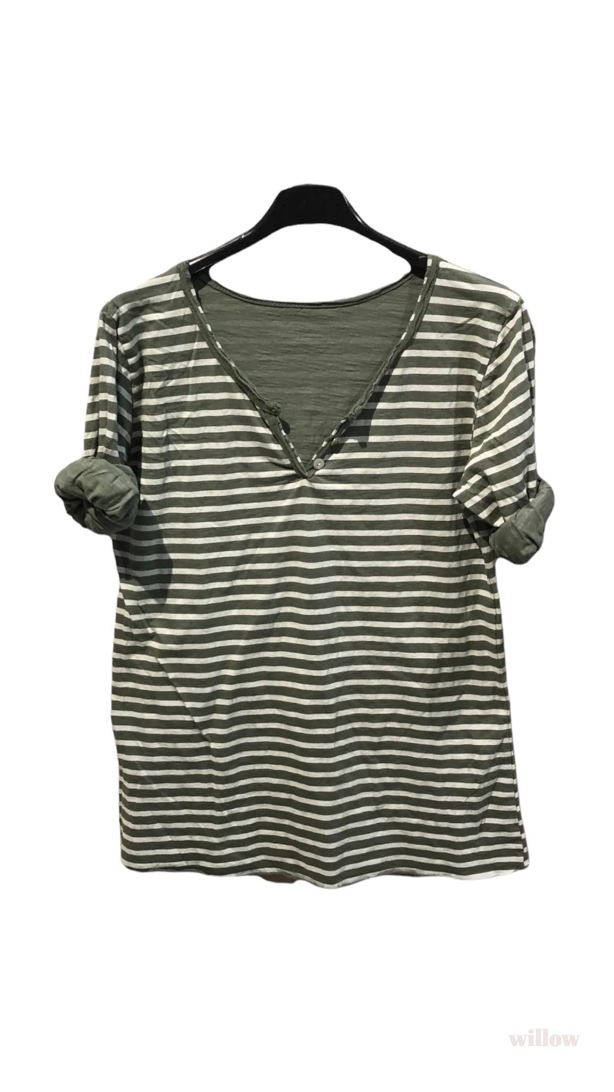 Marine striped cotton top
