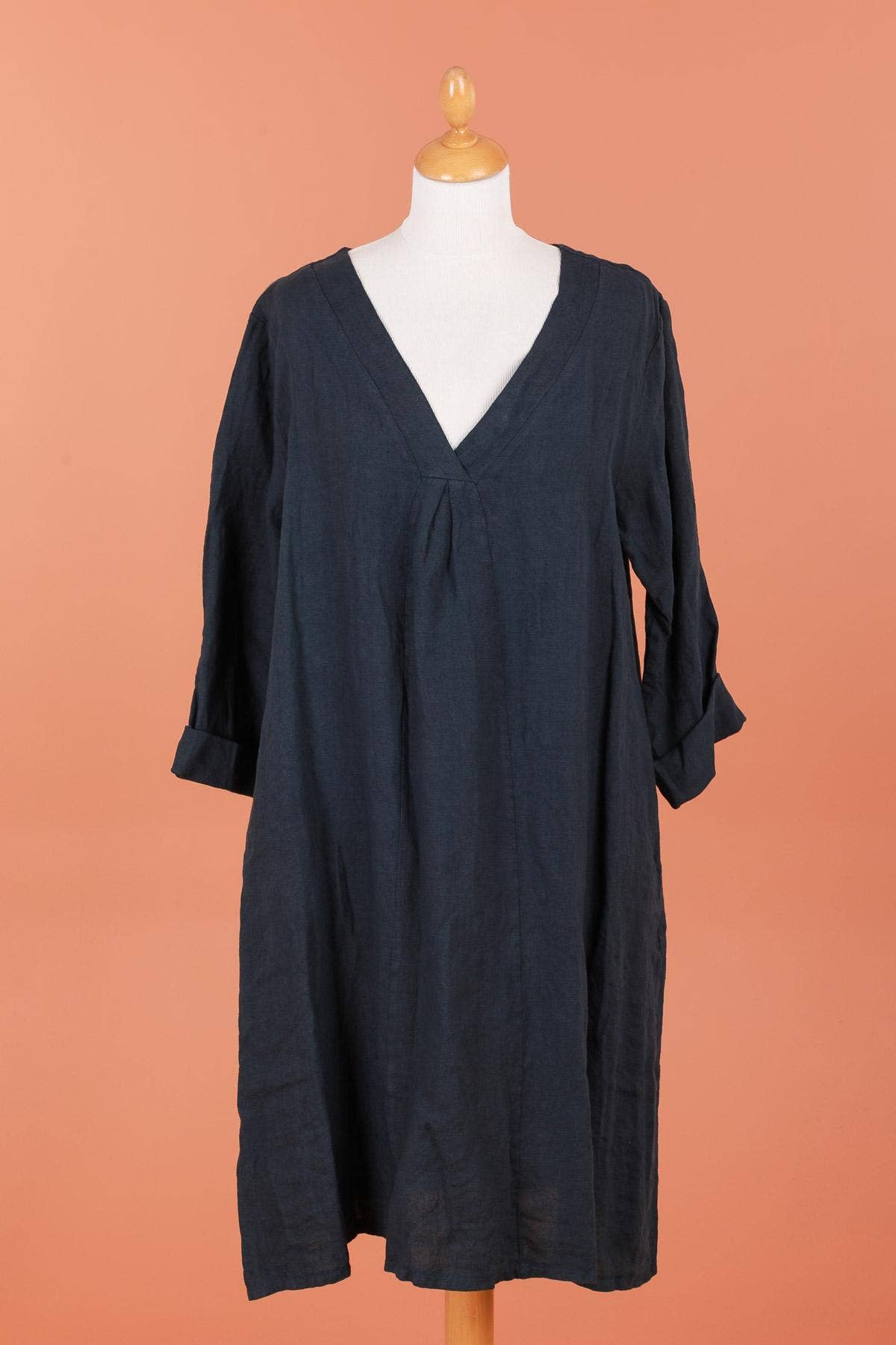 dress 62916 100% linen made in Italy