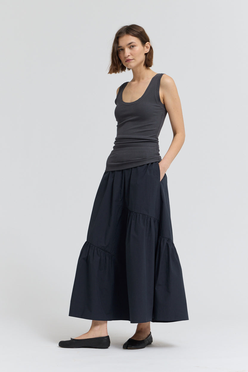 Diagonal Tier Skirt 50924