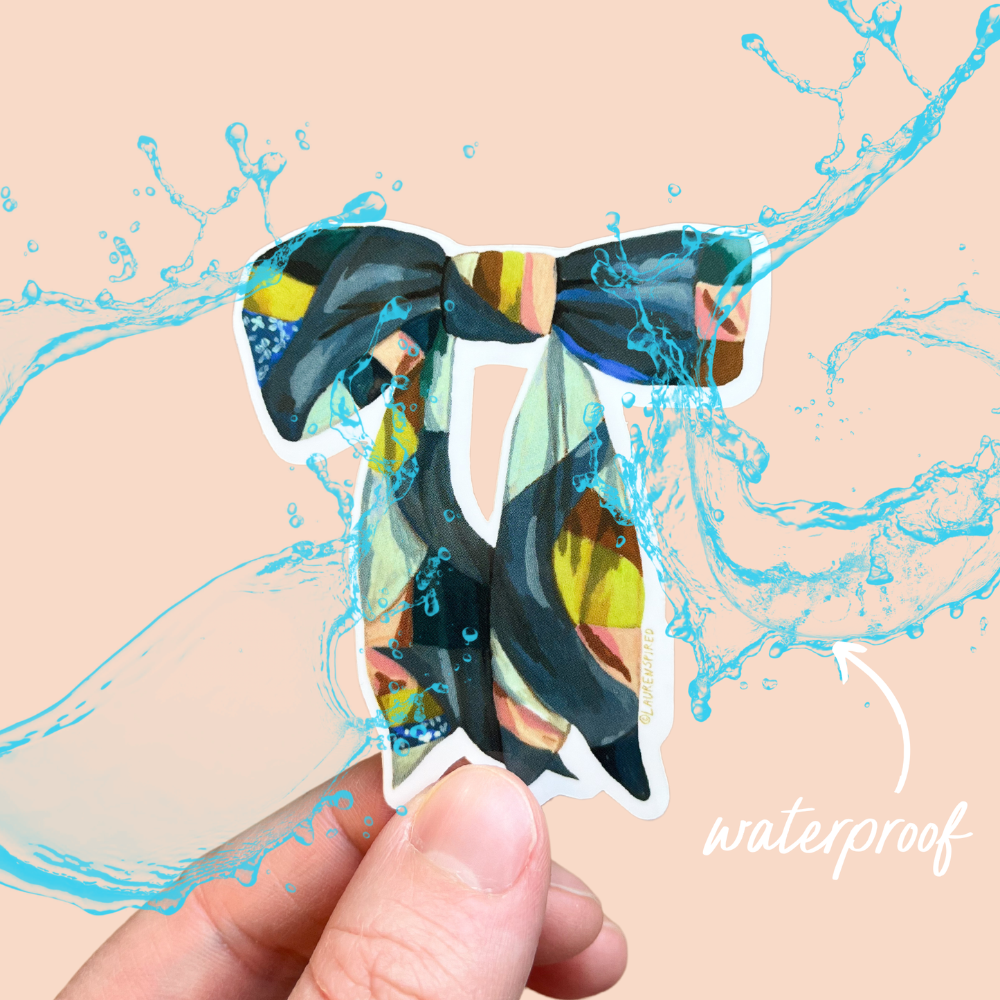 Bow Vinyl Stickers, Sewing Stickers, Quilt Stickers, Bow