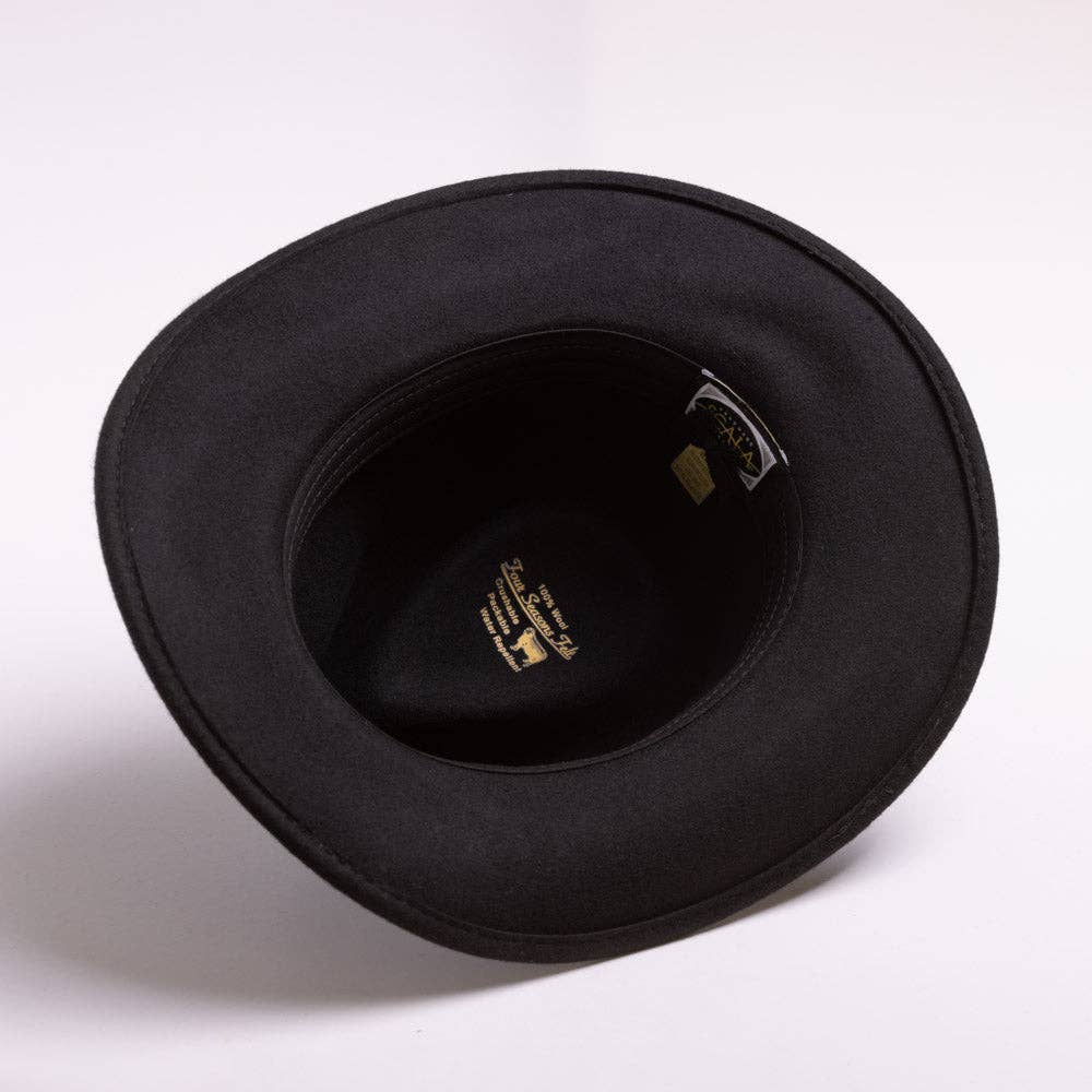 Mens Winter Wool Felt Crushable Hat- San Antonio