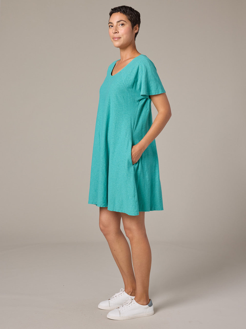 Cotton Linen Swing Dress