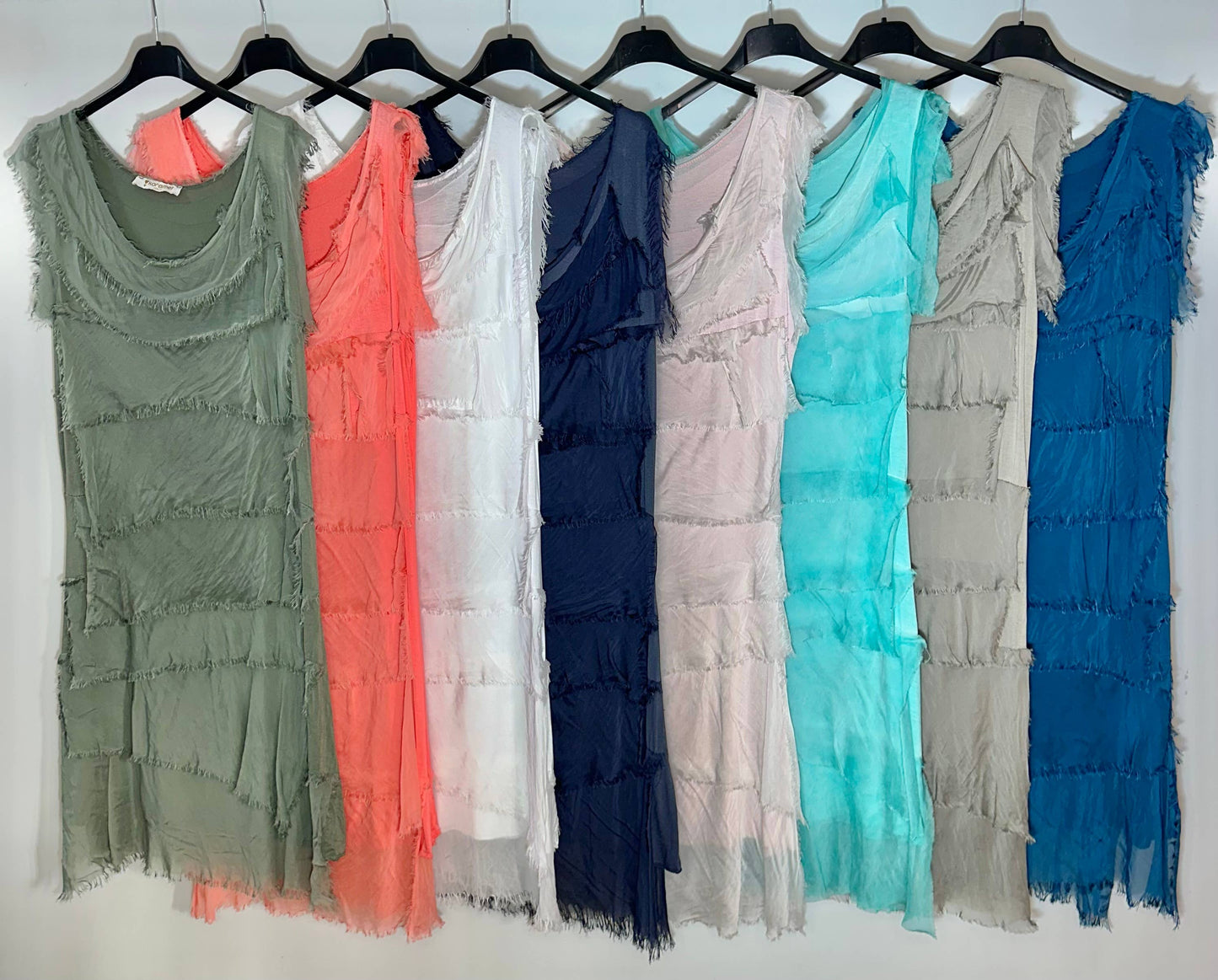 Silk Maxi Ruffle Dress
No Tariffs Will Be Added