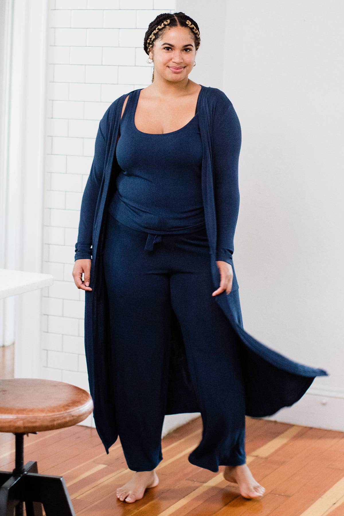 PEYTON BAMBOO SWEATER DRAWSTRING LOUNGE PANT