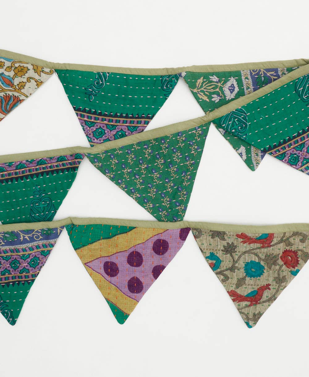 Kantha Pennant Banner - No. 240604