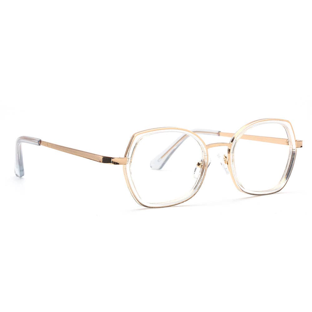 MELISSA | Gold Frame / Clear Accent