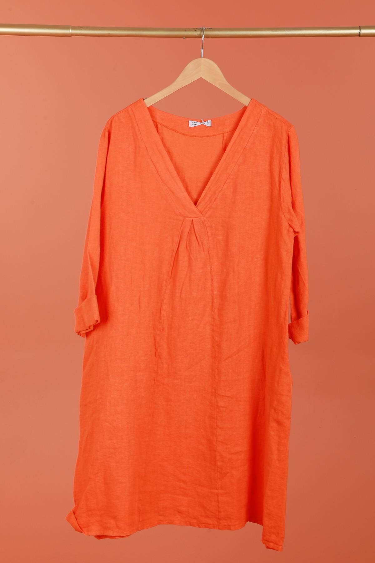 dress 62916 100% linen made in Italy