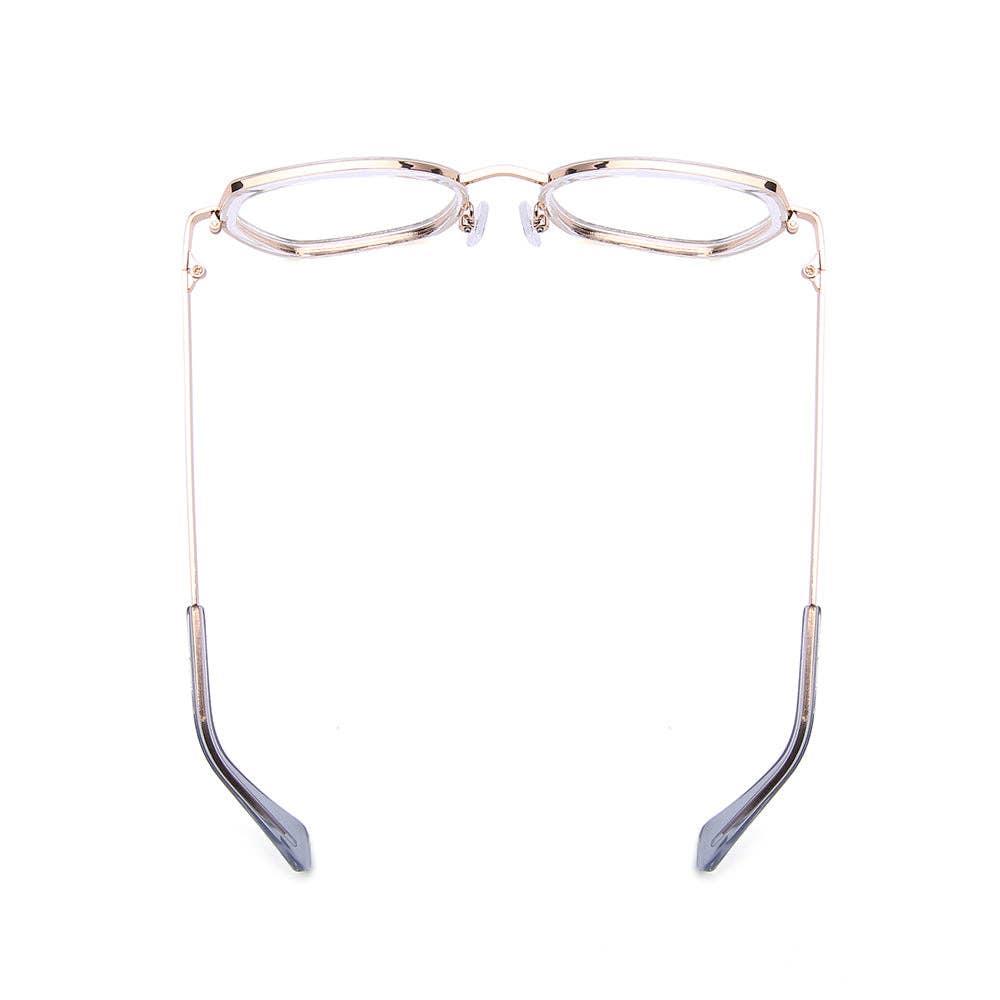 MELISSA | Gold Frame / Clear Accent