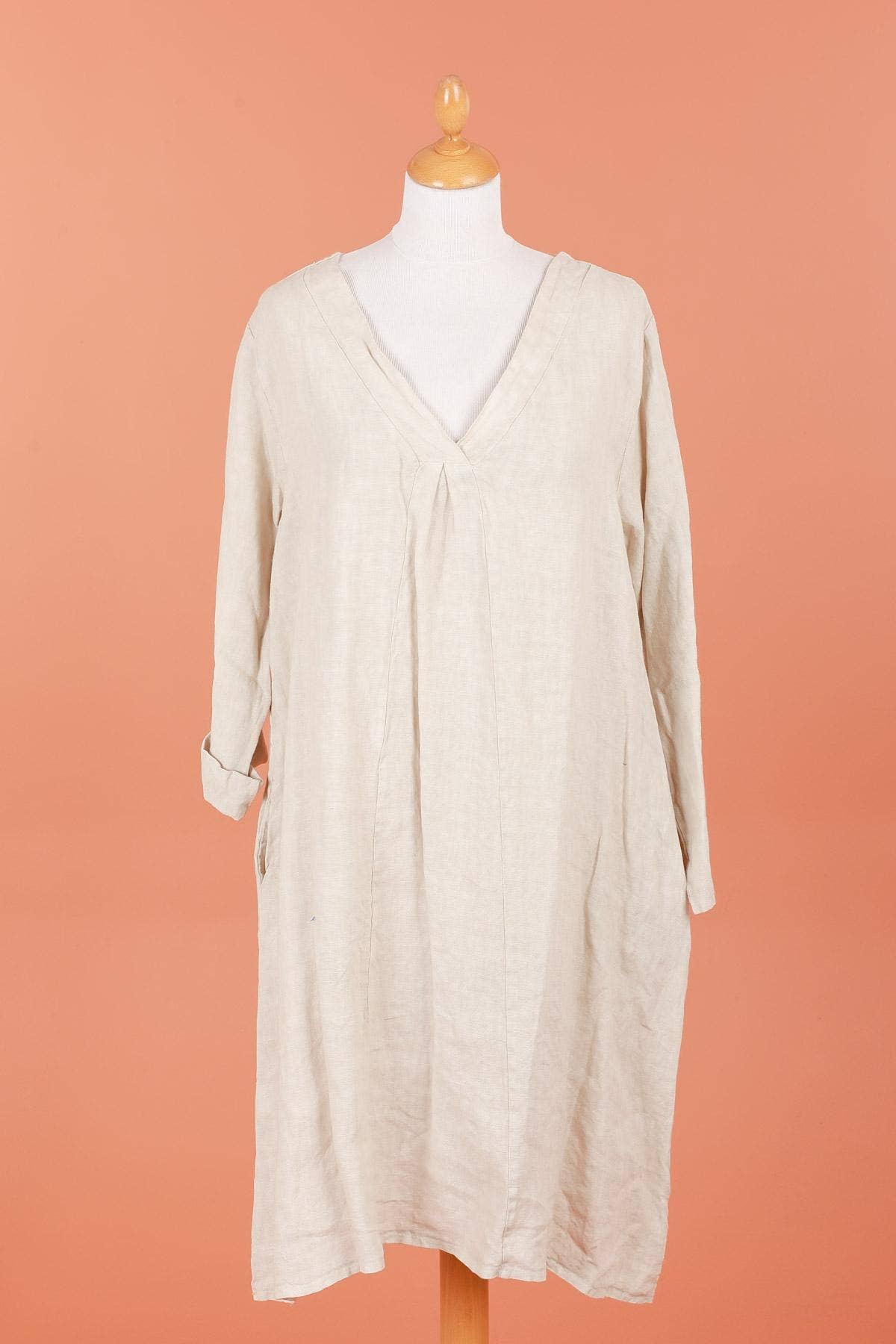 dress 62916 100% linen made in Italy
