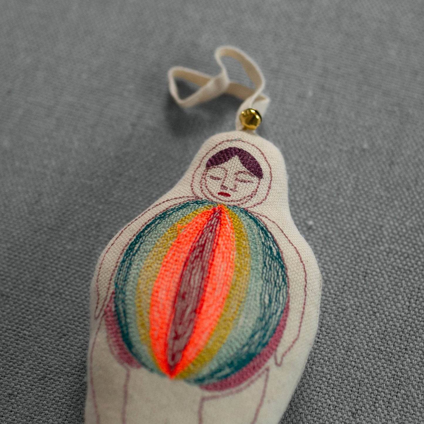 Rainbow Baby - Lavender & Cotton Ornament, Token