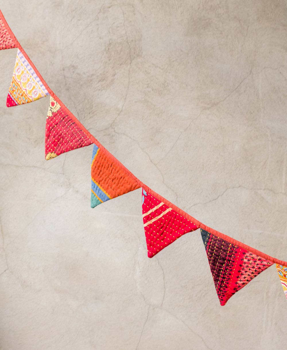 Kantha Pennant Banner - No. 230701