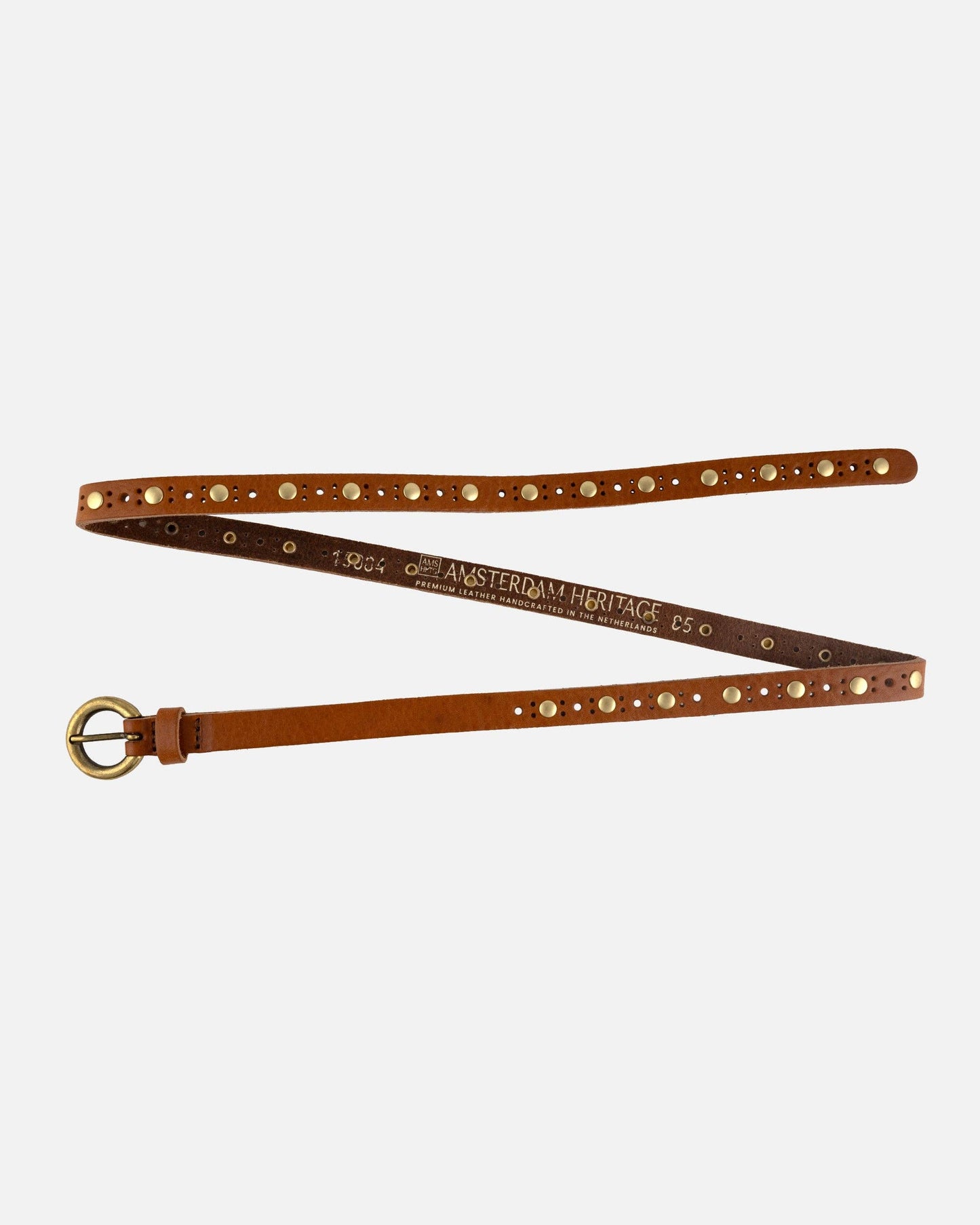Chloe | Vintage Studded Skinny Belt