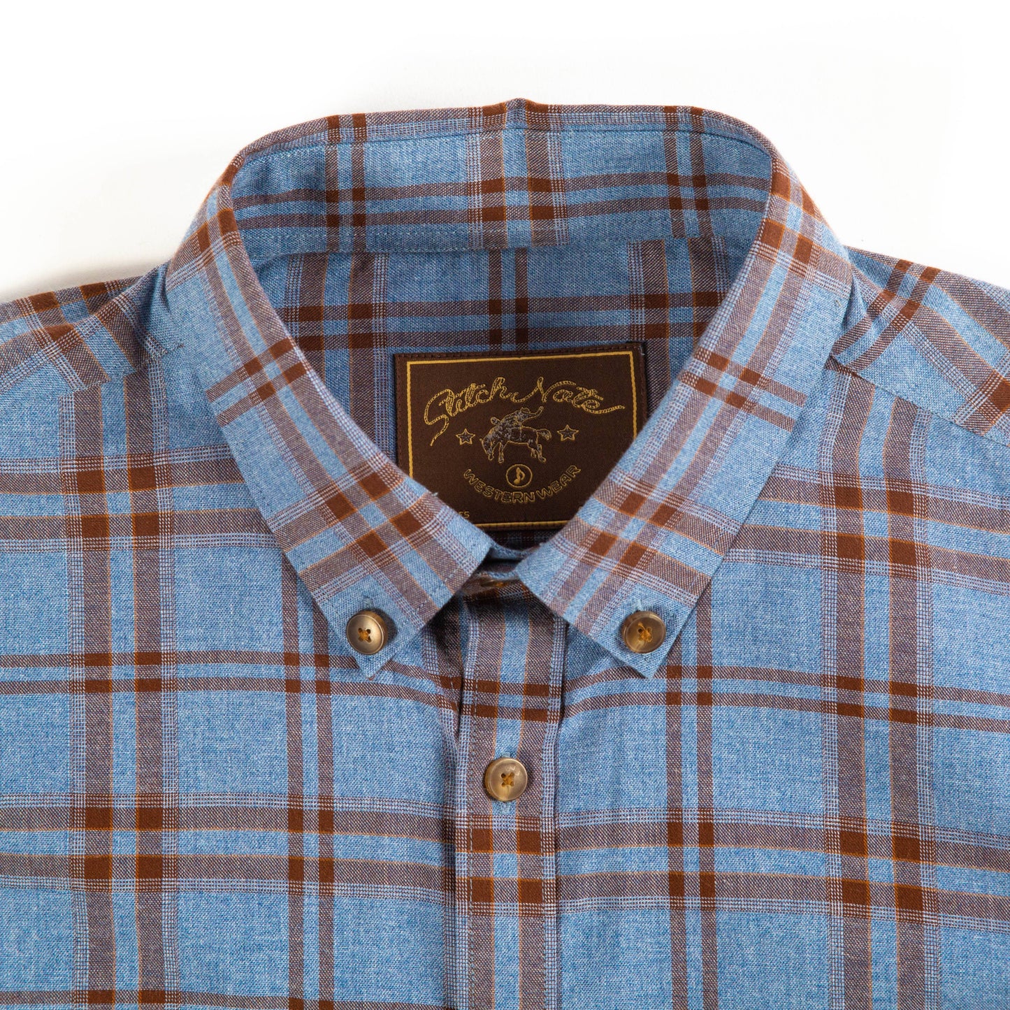 Plaid Western Woven Long Sleeve