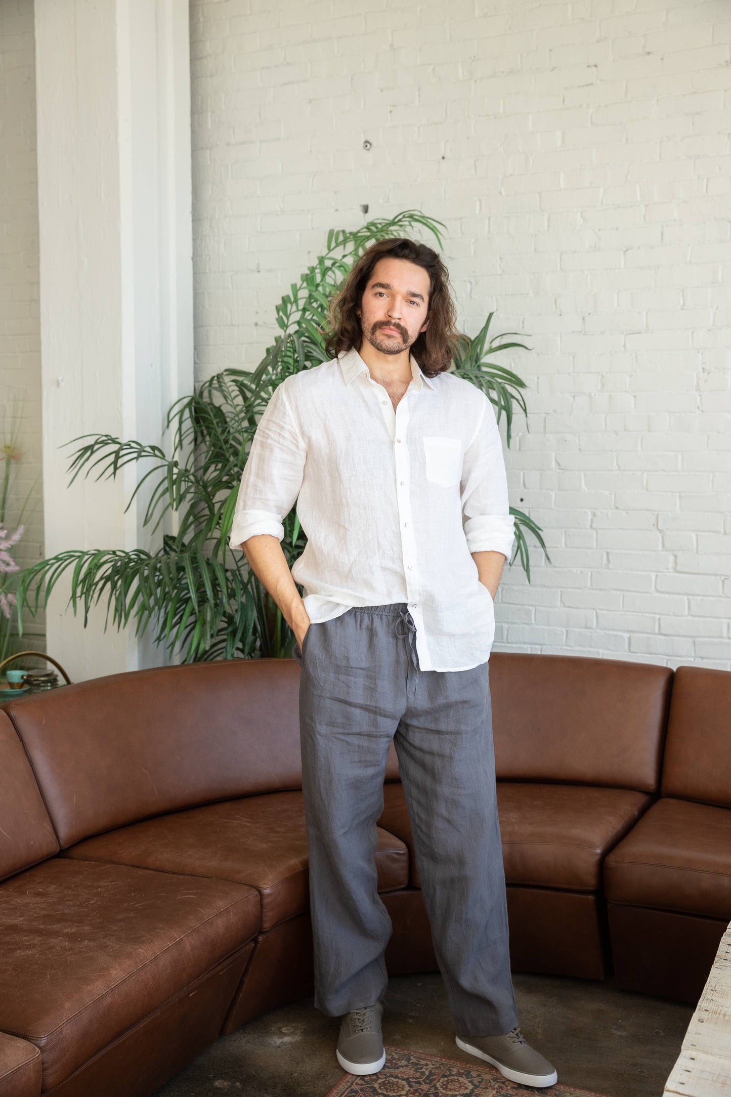 Linen Men Shirt, Men's Shirt