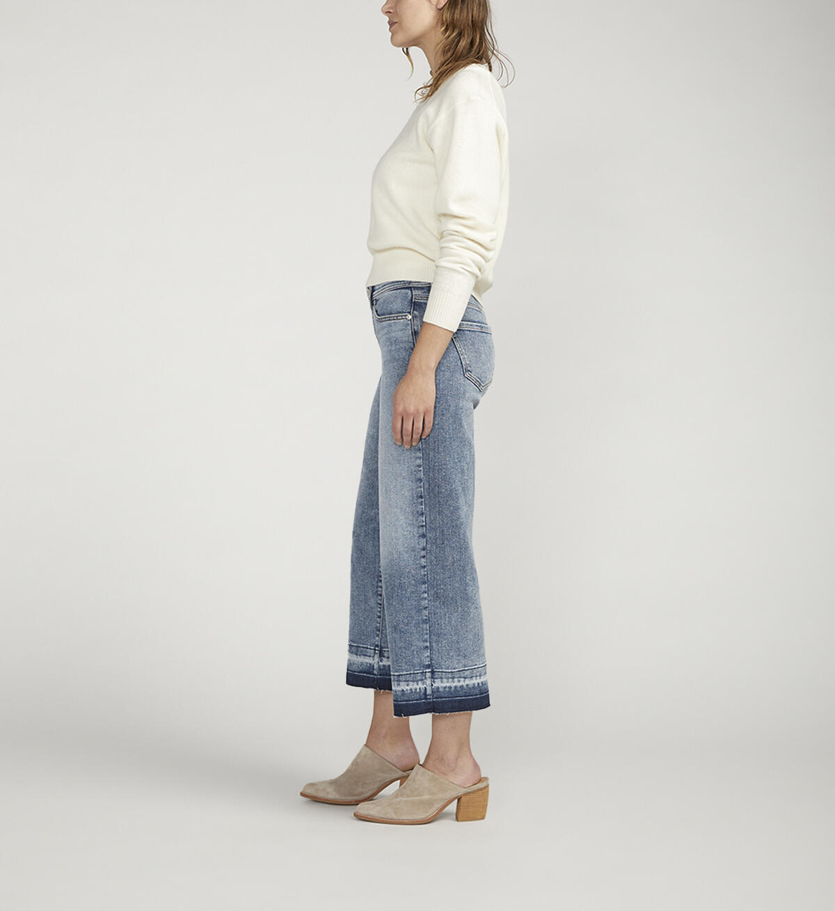 JAG Mid Rise Wide Leg Jeans