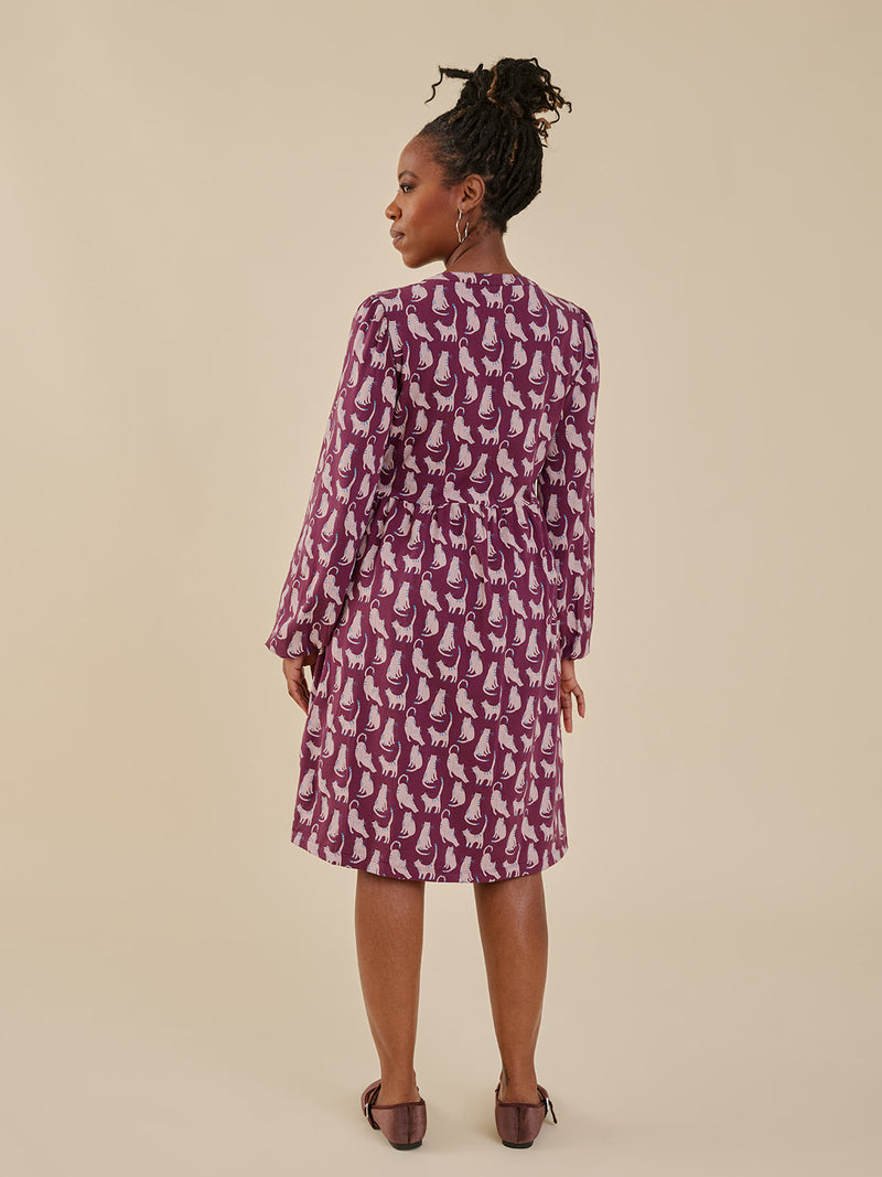 Greta Lounge Cats Dress