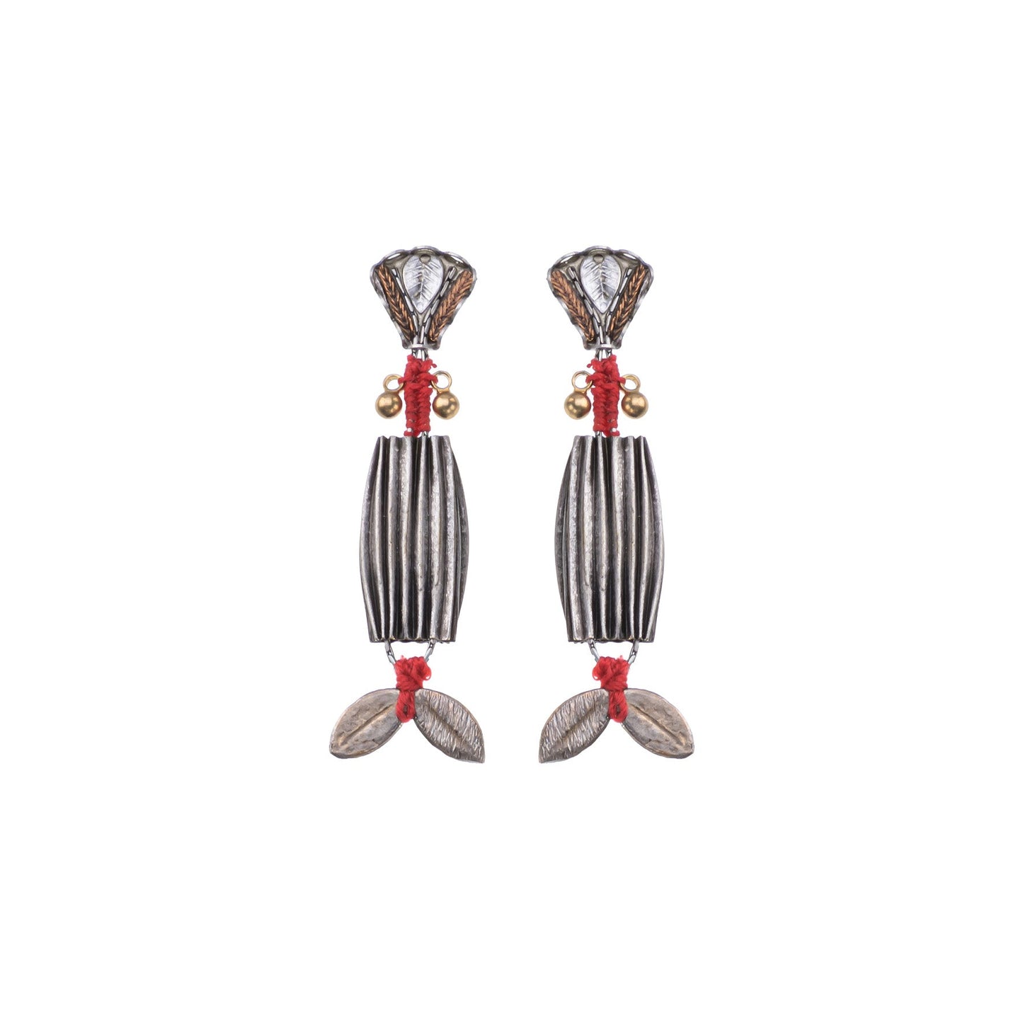 Metal Bloom Earrings