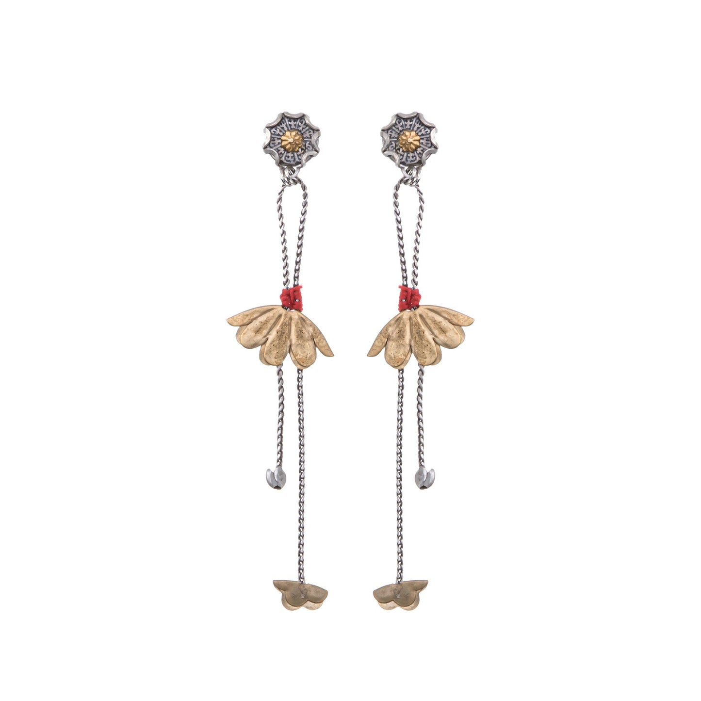 Metal Bloom Earrings