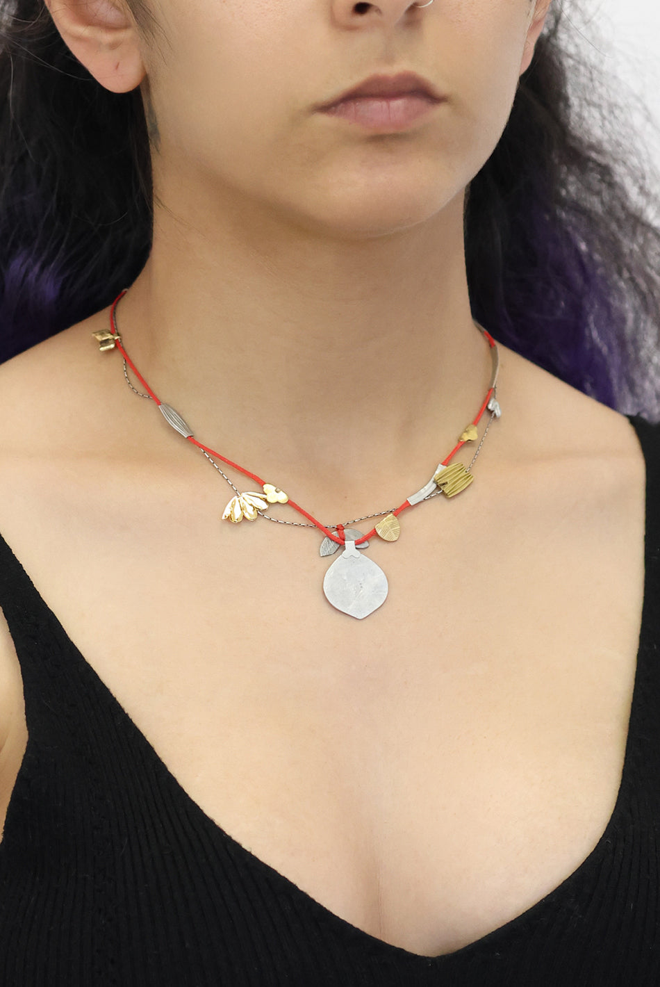 Metal Bloom Necklace