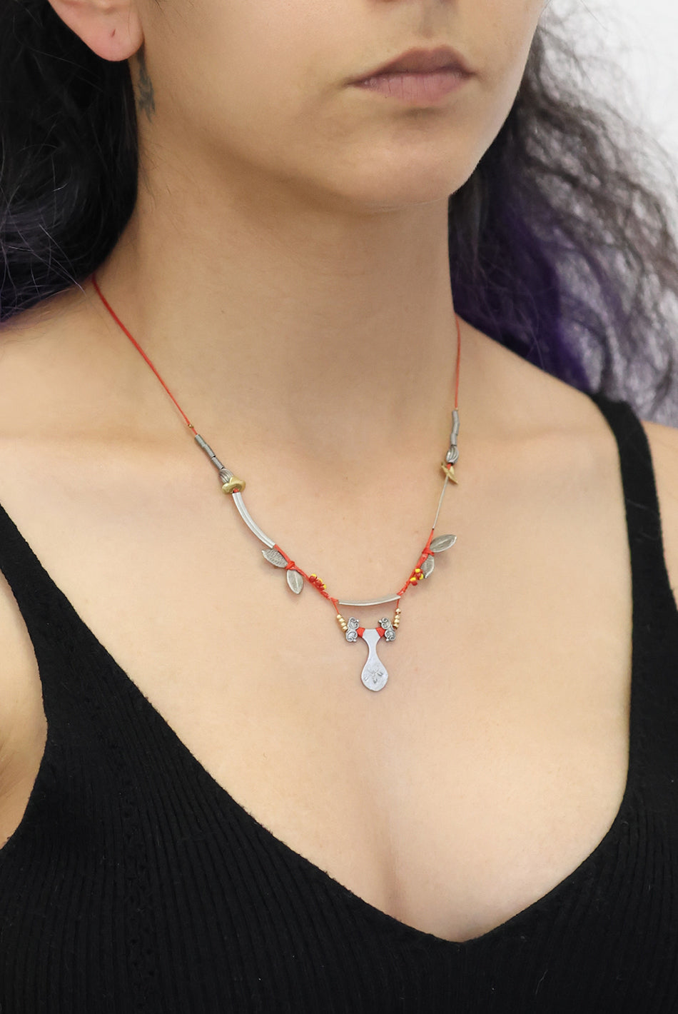 Metal Bloom Necklace