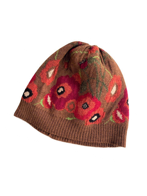 Poppies Alpaca Hat
