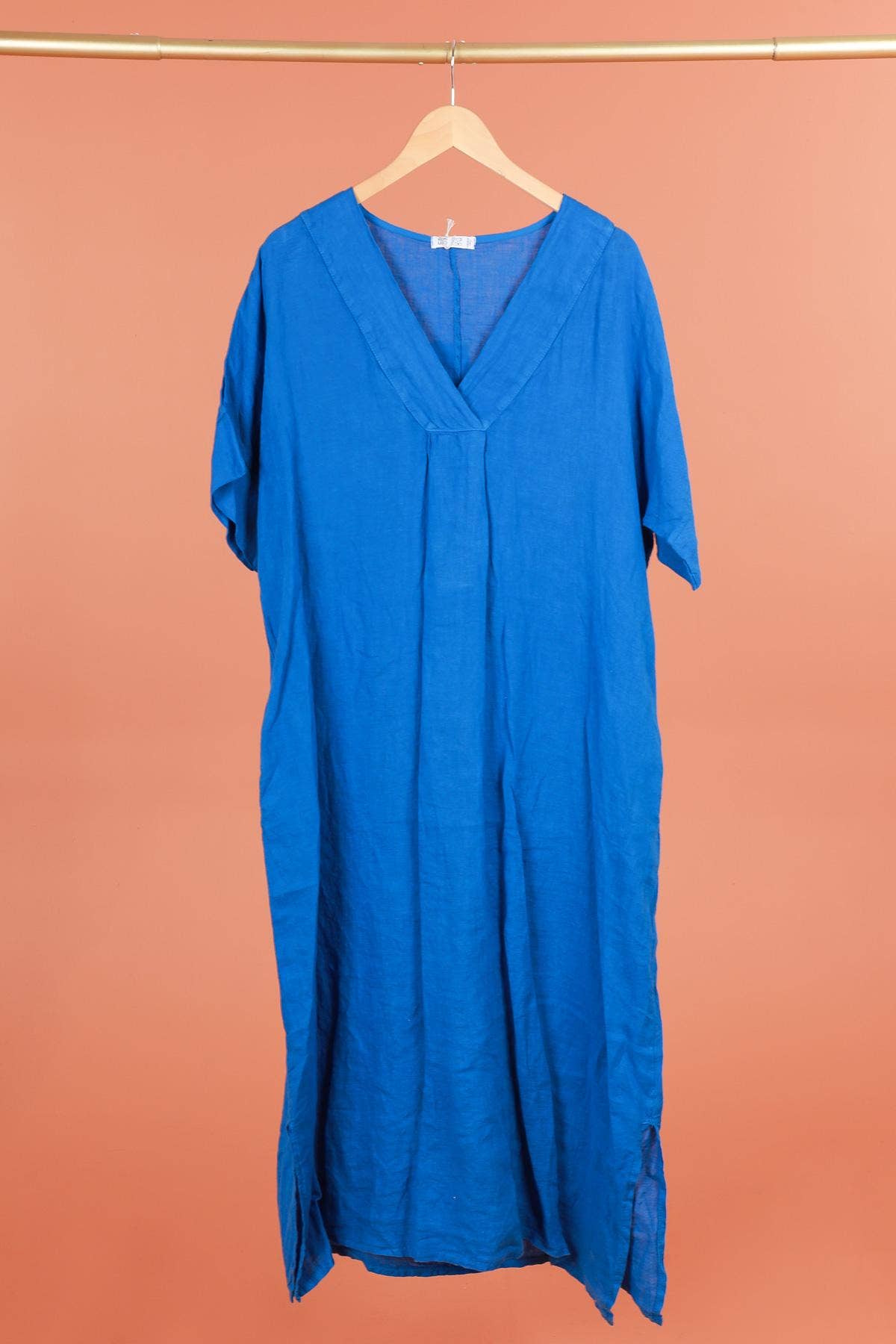 DRESS 62733 100% linen