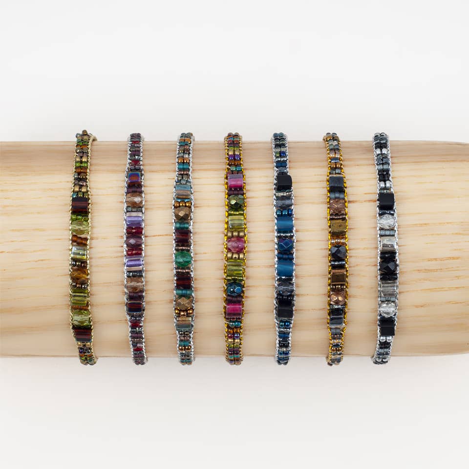 Thin Miyuki Beaded Bracelet