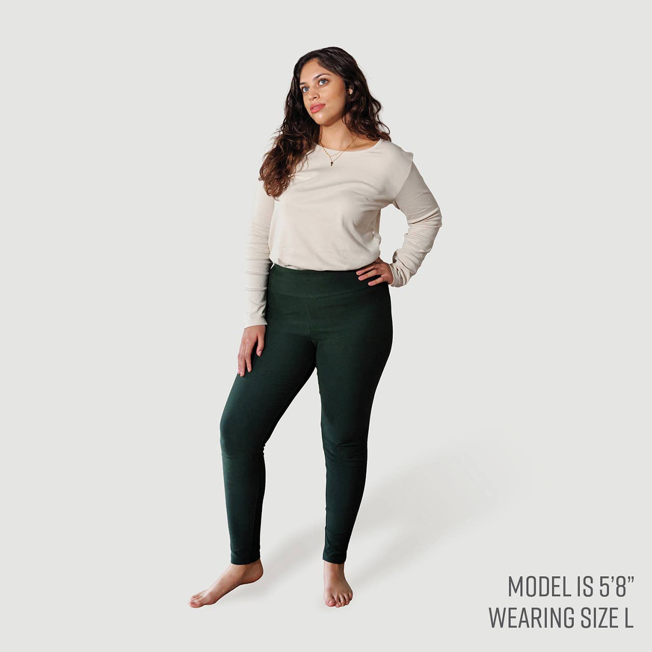 Organic Cotton Fleece Leggings