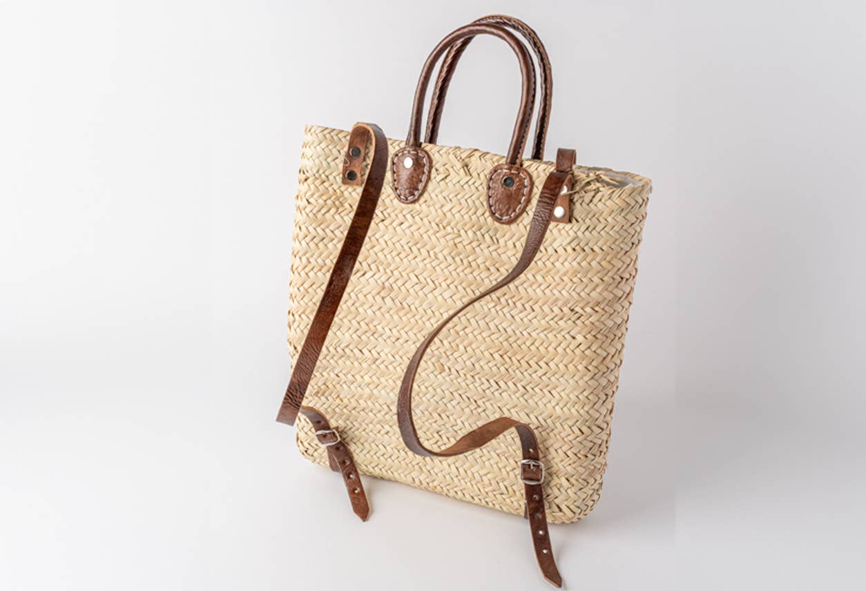 Moroccan Shopping Basket Backpack