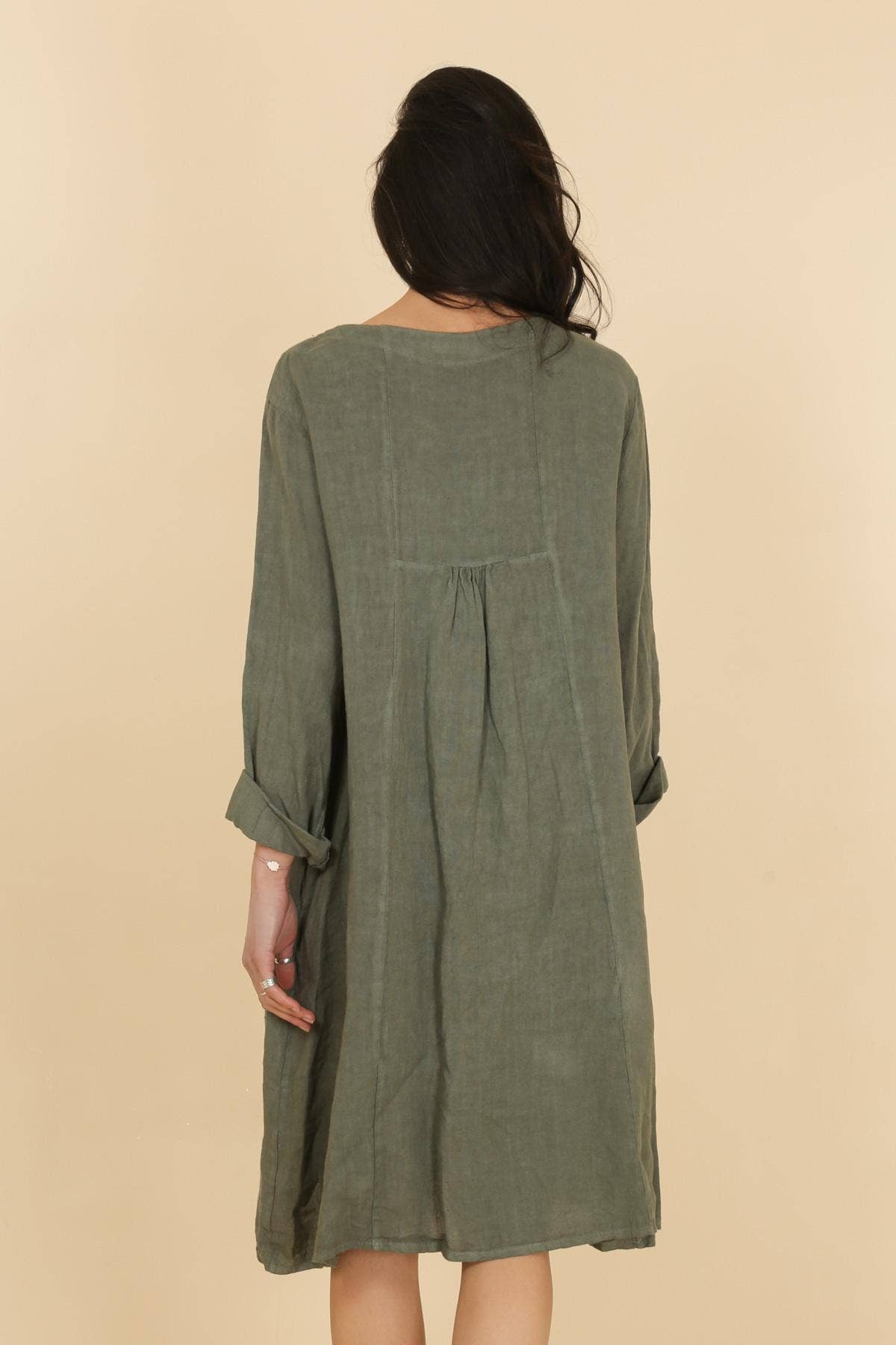 dress 62916 100% linen made in Italy