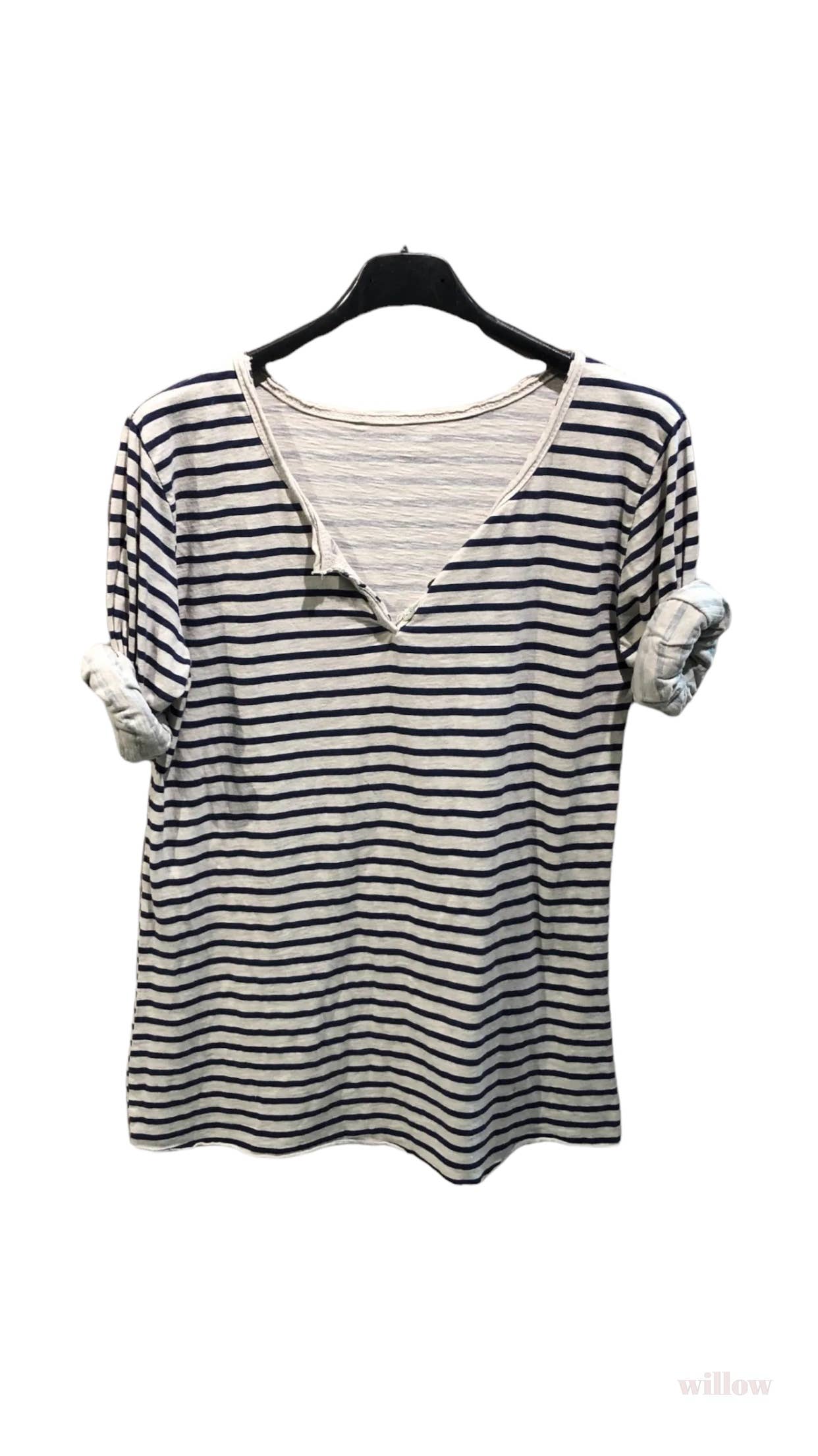 Marine striped cotton top