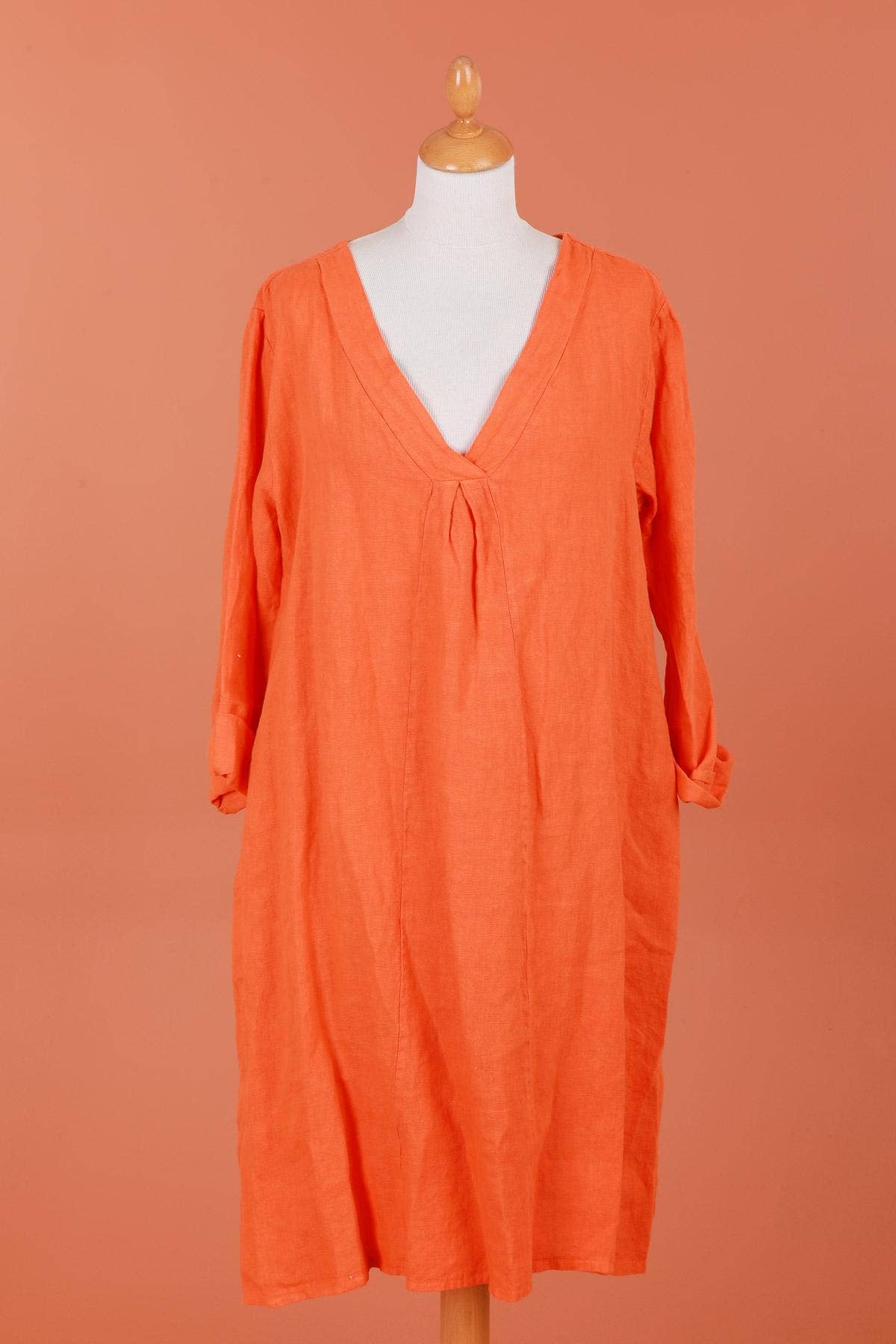 dress 62916 100% linen made in Italy