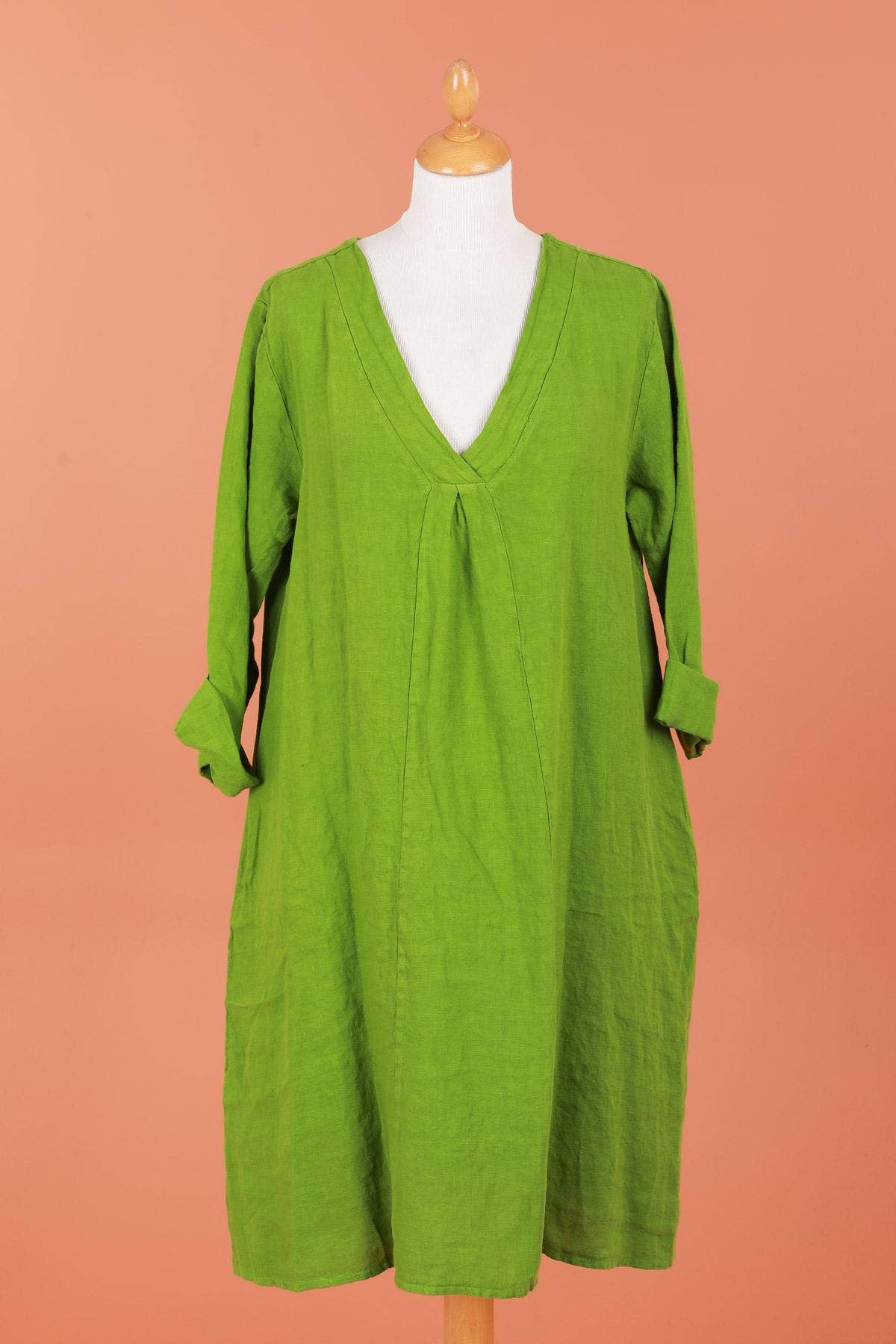 dress 62916 100% linen made in Italy