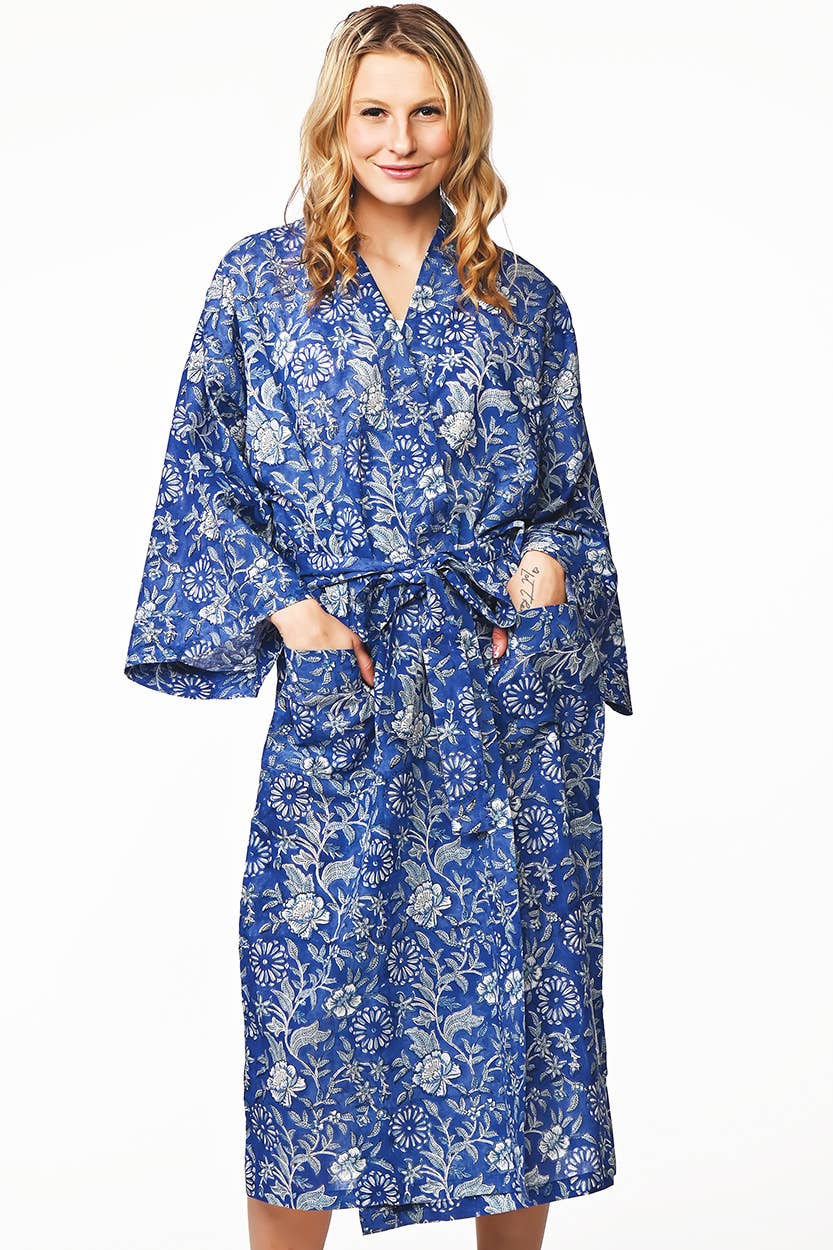 Lalita Block Print Kimono Robes