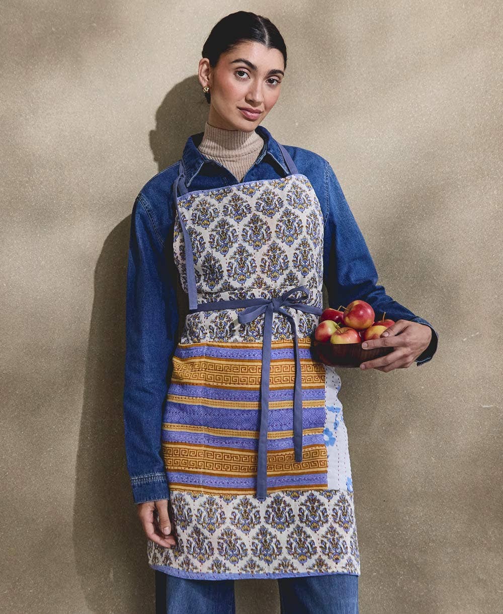 Kantha Bib Apron - No. 250107