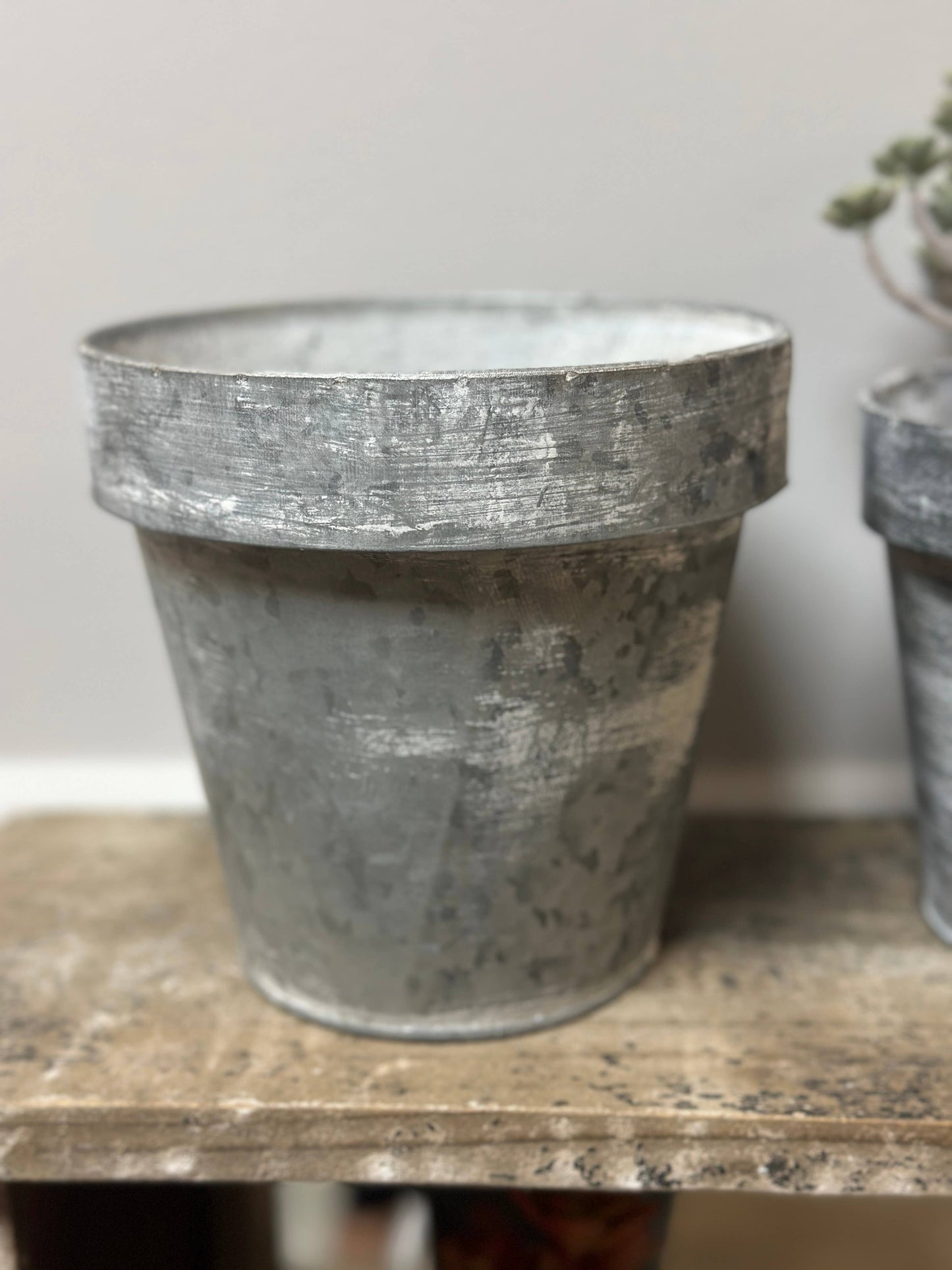 Zinc Flower Pot