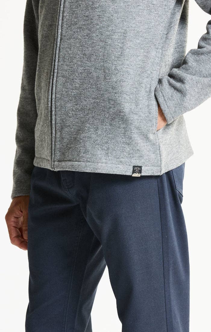 Heathered Knit Full-Zip