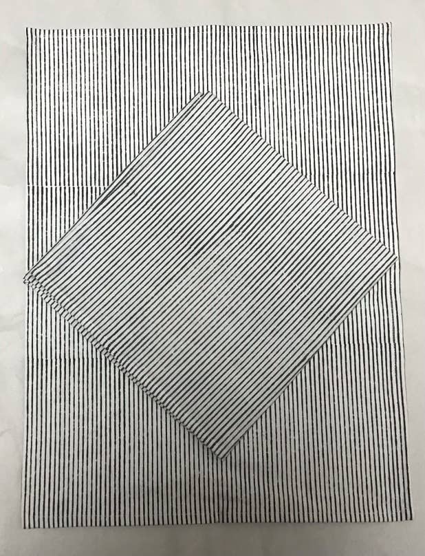 Tablemats Uneven Stripe Black