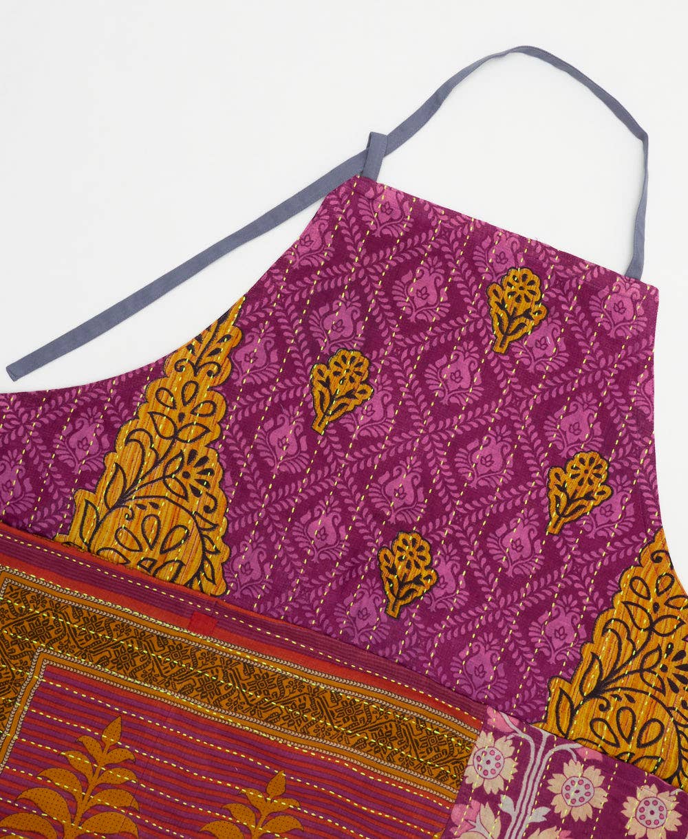 Kantha Bib Apron - No. 250418