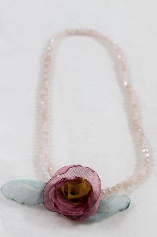 Pastel Double Crystal Flower Bracelet -The Classics Collection- B1-1015